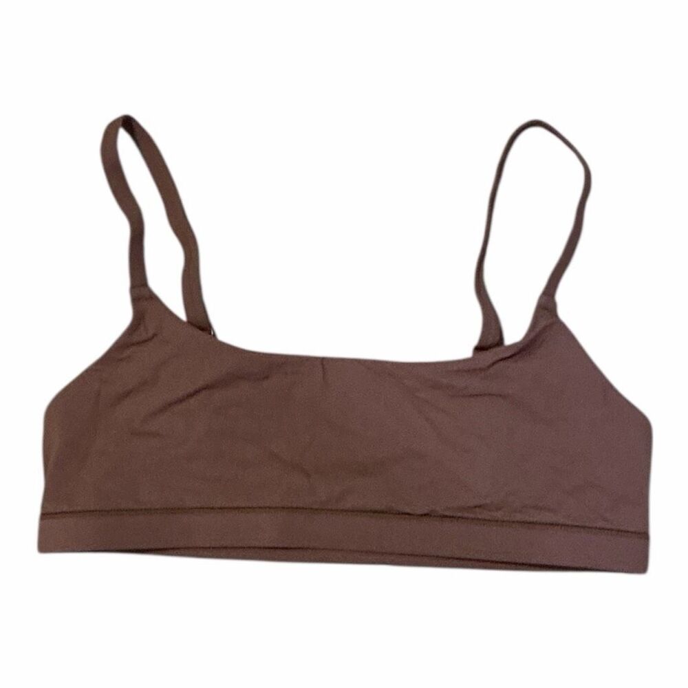 NWOT Skims Women's Size Small Brown Bralette Bra